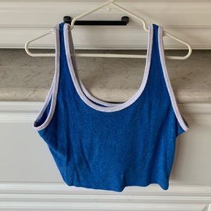 Hollister terry cloth tank top, size XL, worn once